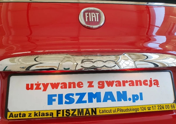 Fiat 500 cena 29999 przebieg: 117000, rok produkcji 2014 z Kamieńsk małe 742